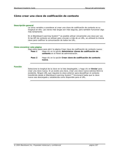 Blackboard Academic Suite™ Manual del administrador