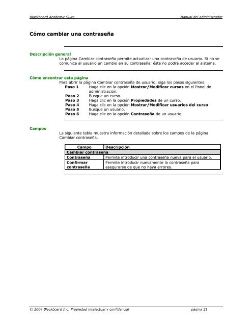 Blackboard Academic Suite™ Manual del administrador