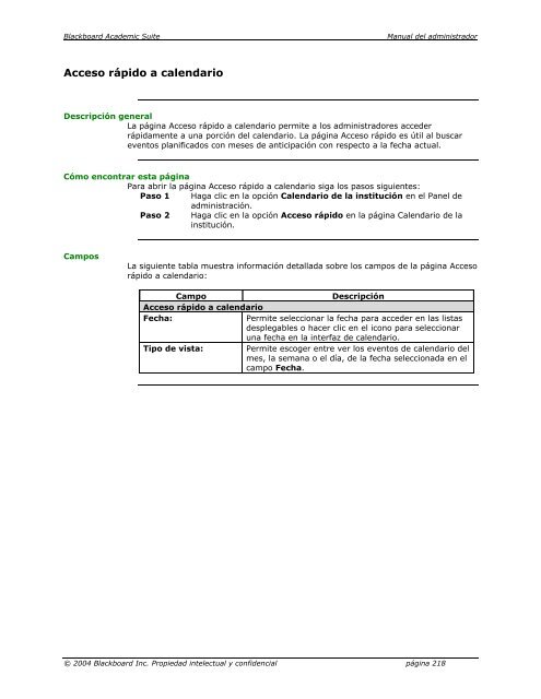 Blackboard Academic Suite™ Manual del administrador