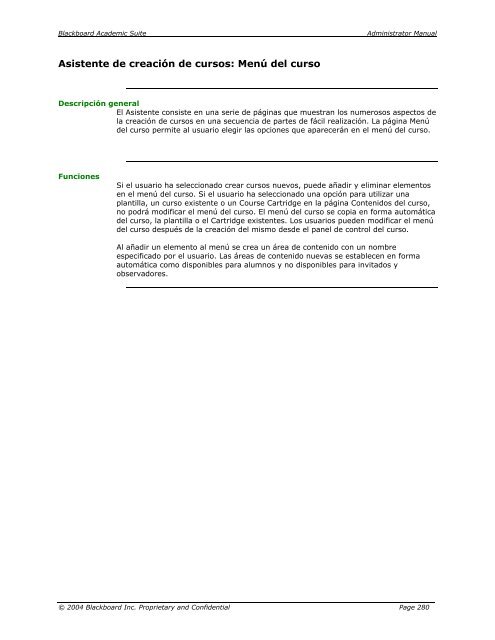 Blackboard Academic Suite™ Manual del administrador