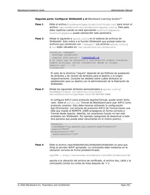 Blackboard Academic Suite™ Manual del administrador