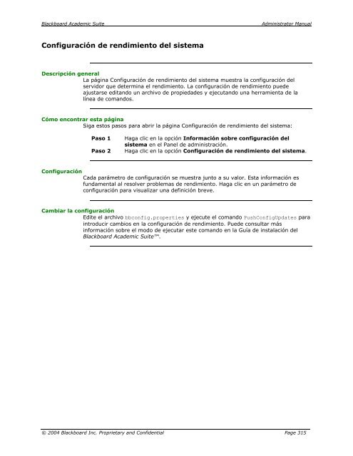 Blackboard Academic Suite™ Manual del administrador