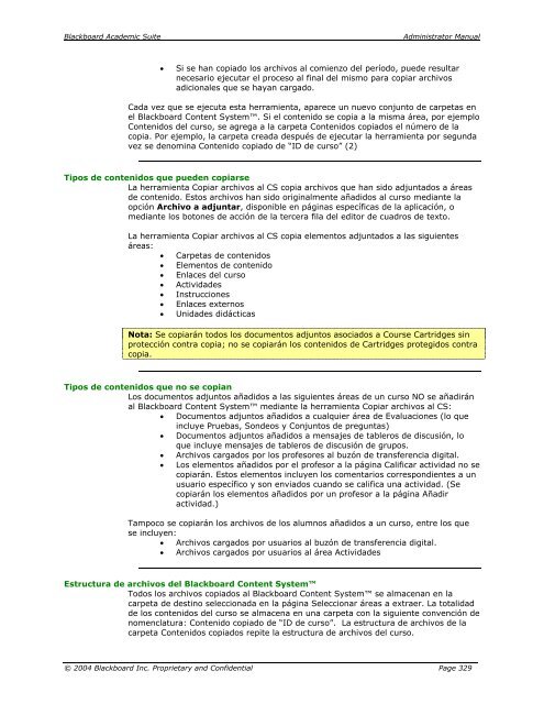 Blackboard Academic Suite™ Manual del administrador