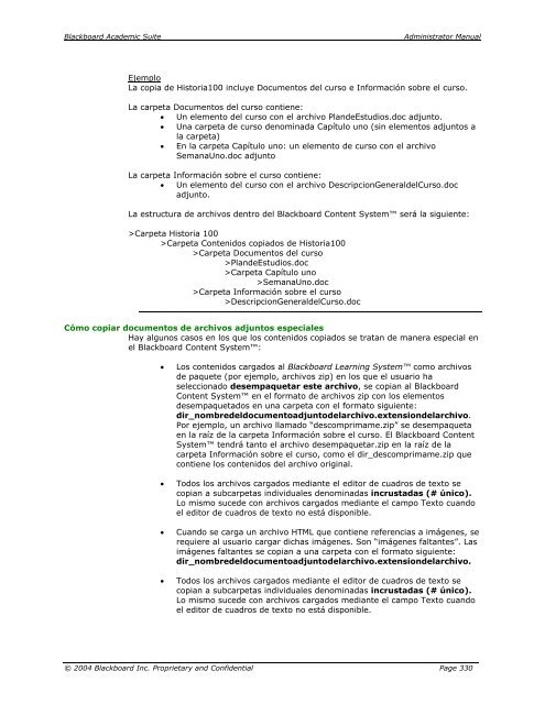 Blackboard Academic Suite™ Manual del administrador