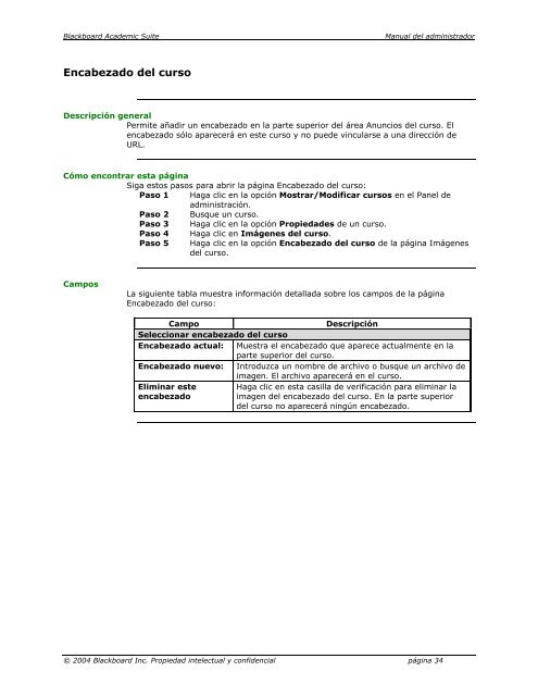 Blackboard Academic Suite™ Manual del administrador
