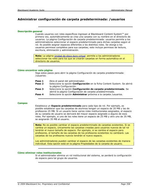 Blackboard Academic Suite™ Manual del administrador