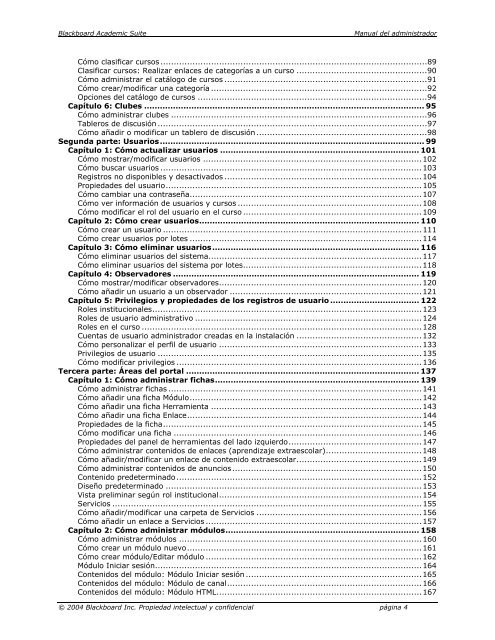 Blackboard Academic Suite™ Manual del administrador