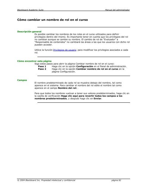 Blackboard Academic Suite™ Manual del administrador