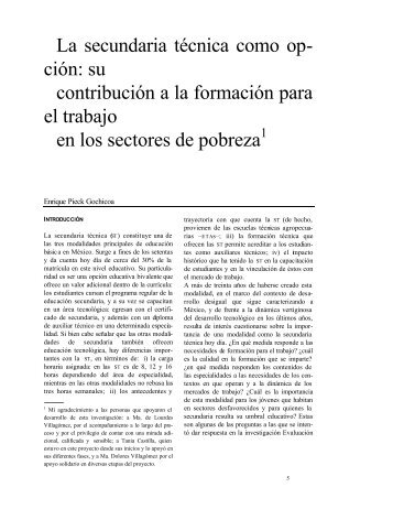 La secundaria técnica como opción