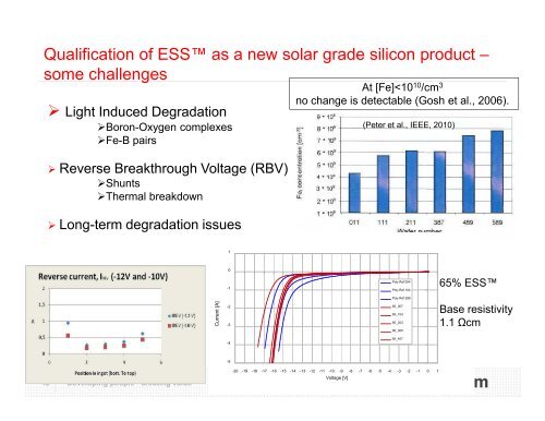A guide to solar cells using Elkem Solar Silicon (ESSâ¢)