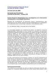 Cuarta ponencia: MetodologÃ­as de la investigaciÃ³n en - UIB Congres