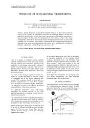 INTEGRATED USE OF SOLAR ENERGY FOR CROP ... - UIB Congres