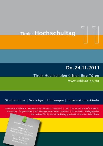 THT BroschÃ¼re als PDF-Download - UniversitÃ¤t Innsbruck