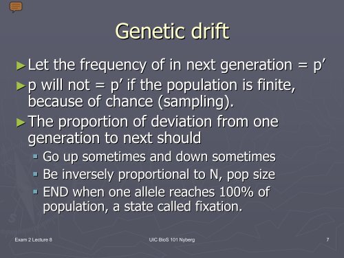 NEUTRAL THEORY of EVOLUTION