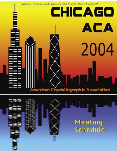 American Crystallographic Association - University of Illinois at ...