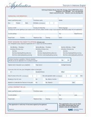 Application - University of Illinois at Chicago