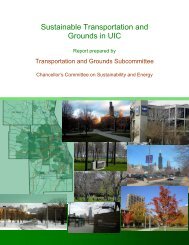 Sustainable Transportation and Grounds in UIC - University of ...