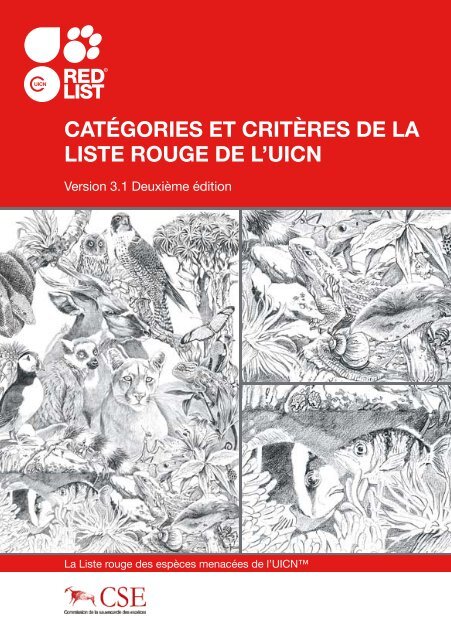 CatÃ©gories et CritÃ¨res de la Liste rouge de l'UICN - The IUCN Red ...