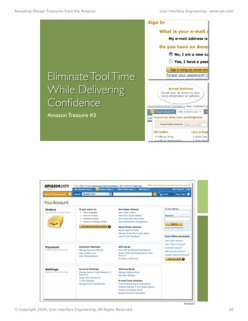 Revealing Design Treasures from the Amazon.key - User Interface ...