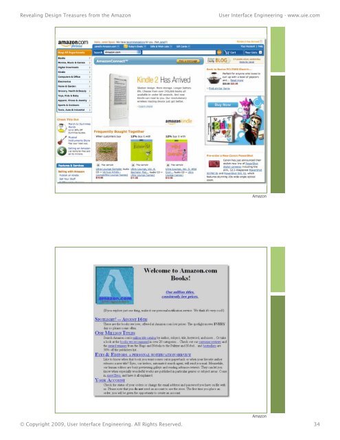 Revealing Design Treasures from the Amazon.key - User Interface ...