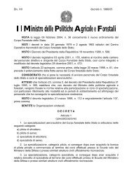 DECRETO MINISTERIALE MiPAAF del 16 febbraio 2005 - Uil Cfs