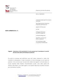 Nota Operativa n. 11 del 18/03/2010