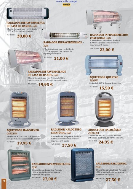 CAMPANHA "Aquecimento 2014" www.atila.pt