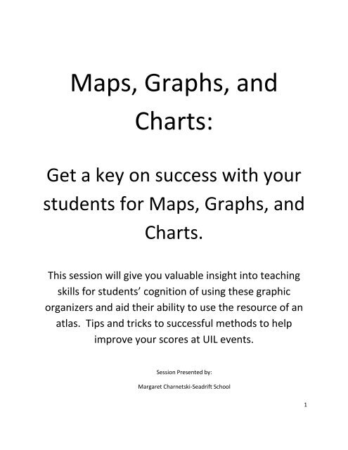 Chart Graph And Map Skills Activity