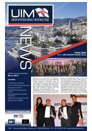 to download the Newsletter n° 22 - UIM