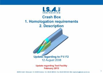 Crash box description - UIM