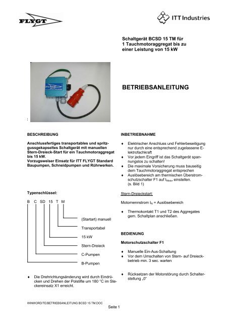 Betriebsanleitung