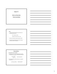 Chapter 18 Ethers and Epoxides; Thiols and Sulfides Naming Ethers