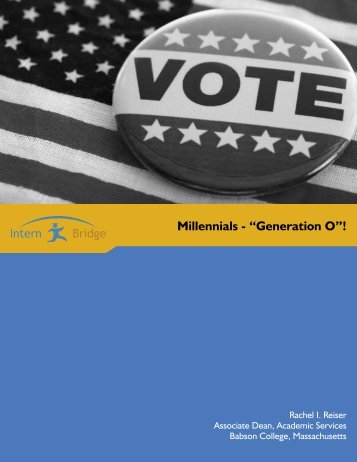 Millennials- Generation âOâ - University of Illinois Springfield