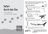 Rallye-Bogen Safari durch den zoo - Zoo Leipzig