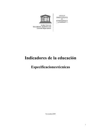 Indicadores de la educaciÃ³n