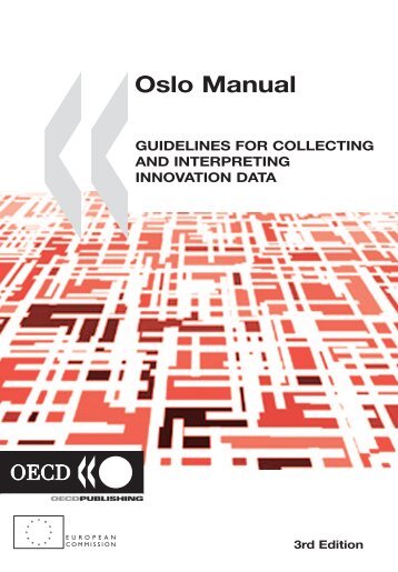 oslo manual: guidelines for collecting and interpreting innovation
