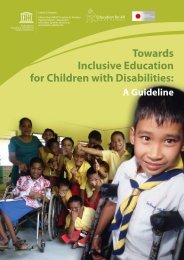 Towards Inclusive Education for Children with Disabilities: A Guideline