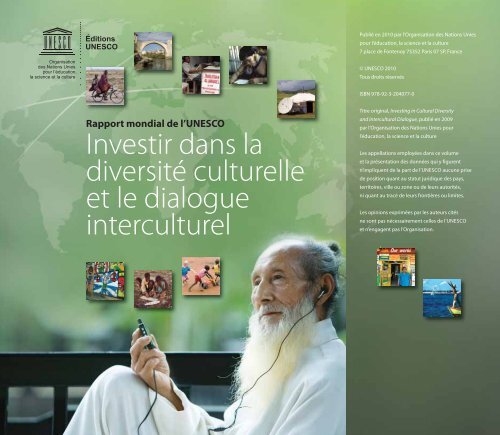 Investir dans la diversitÃ© culturelle et le dialogue interculturel ...