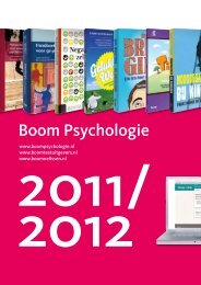 Catalogus Boom Psychologie 2011/2012 - Uitgeverij Boom
