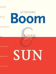 Catalogus Uitgeverij Boom & SUN Najaar 2010