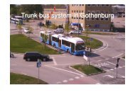 Trunk bus system in Gothenburg