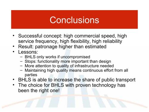 THE ZUIDTANGENT - EXPERIENCES WITH BRT IN THE ...