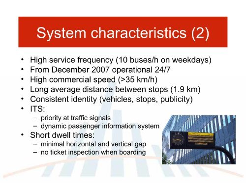 THE ZUIDTANGENT - EXPERIENCES WITH BRT IN THE ...