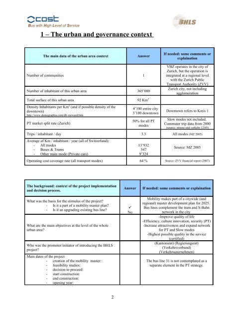 Description template for a BHLS