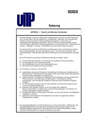 Satzung - UITP