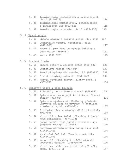 BIBLIOGRAFIE ÄESKÃ LINGVISTIKY 1987 - Ãstav pro jazyk ÄeskÃ½