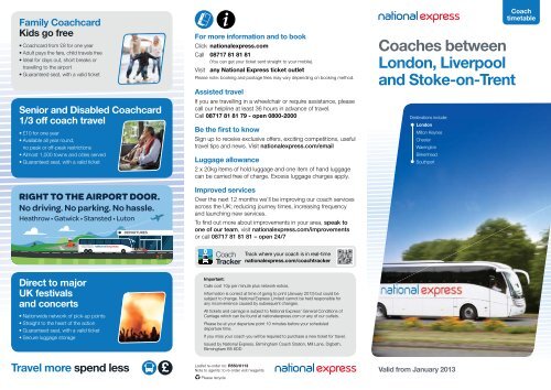 national express london to liverpool timetable