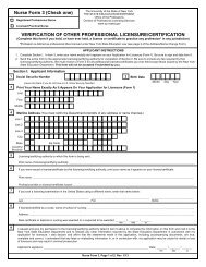 Nurse Form 3 - Office of the Professions - New York State Education ...