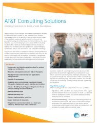 AT&T Consulting Solutions - Enterprise Business - AT&T