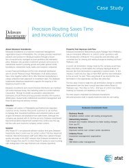 Case Study Precision Routing Saves Time and Increases Control